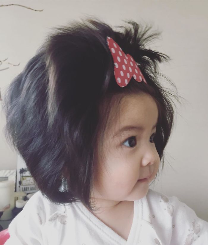This Six Months Old Girl's Hair Is So Amazing It Gained Her Over 93K Instagram Followers