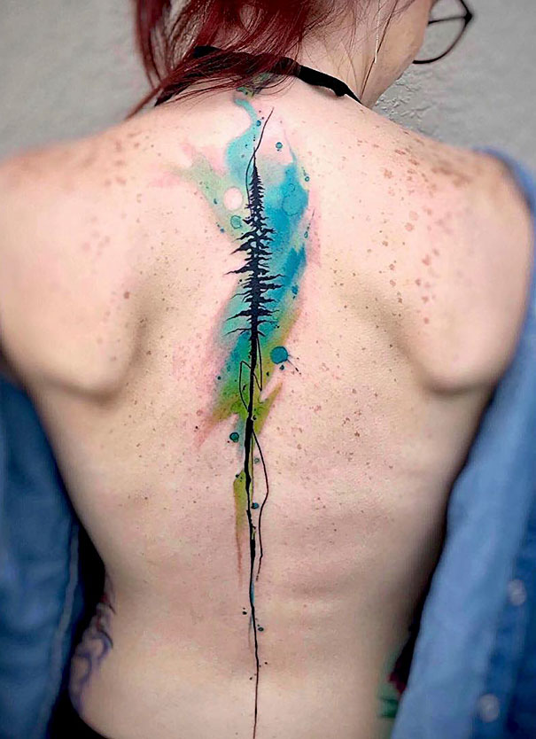 50 Of The Best Spine Tattoos Highlighting the Powerful Beauty of the Vertebrae