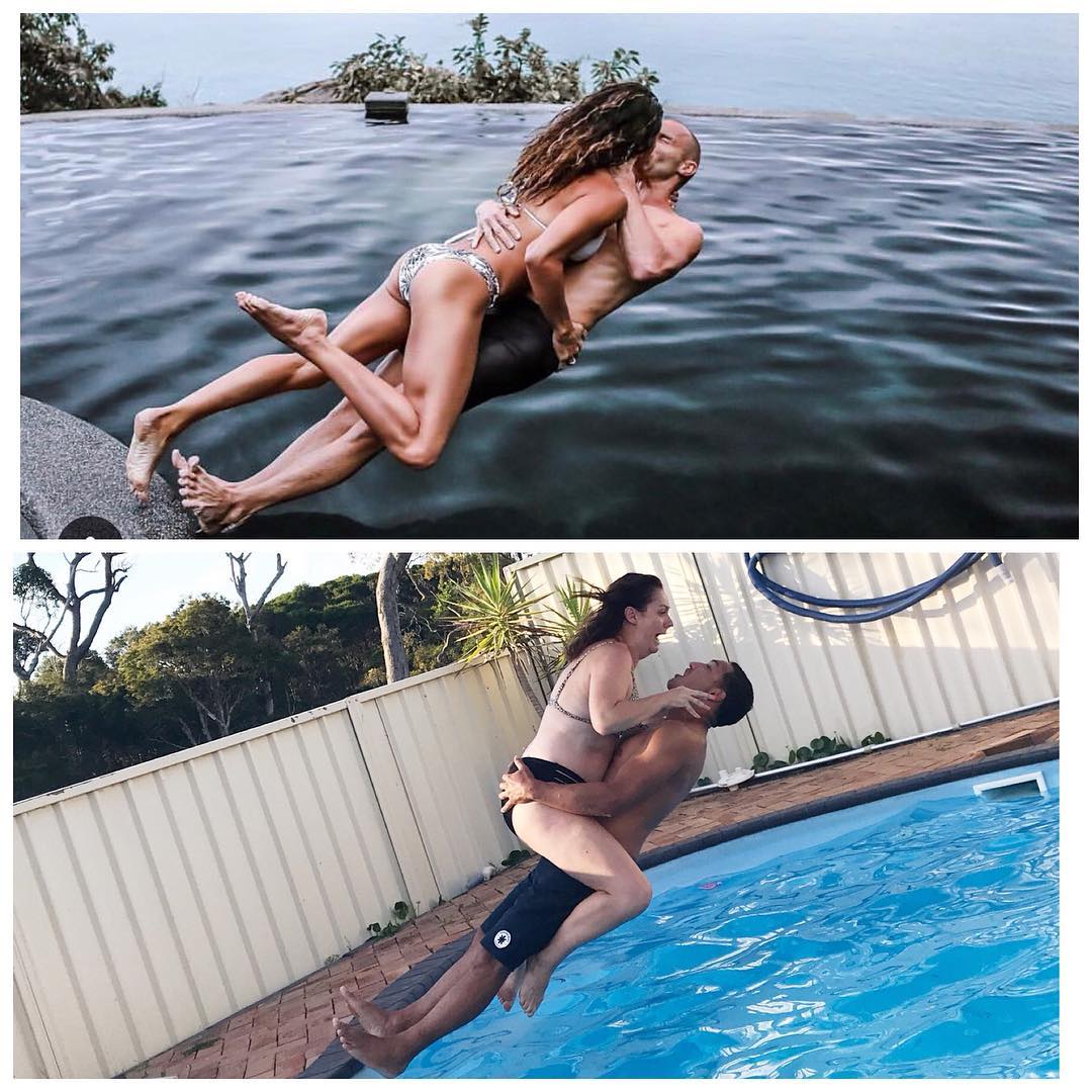 people tried recreating famous pictures