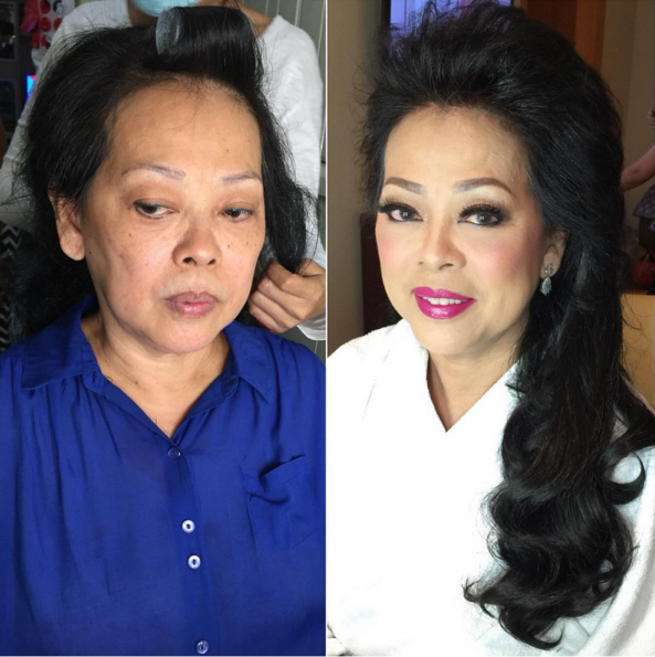 makeup transformations of women