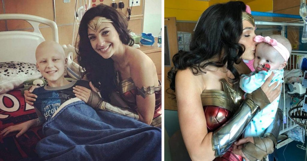 Gal Gadot Makes Surprise Visit To Children's Hospital ...